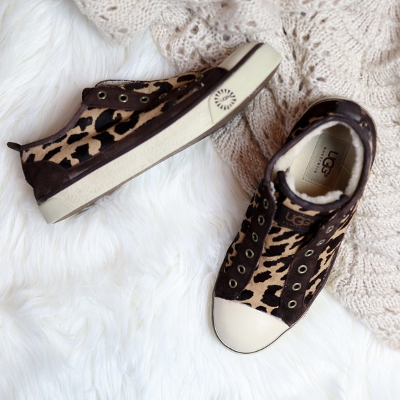 UGG Leopard Print Sneakers - Picture 1 of 5